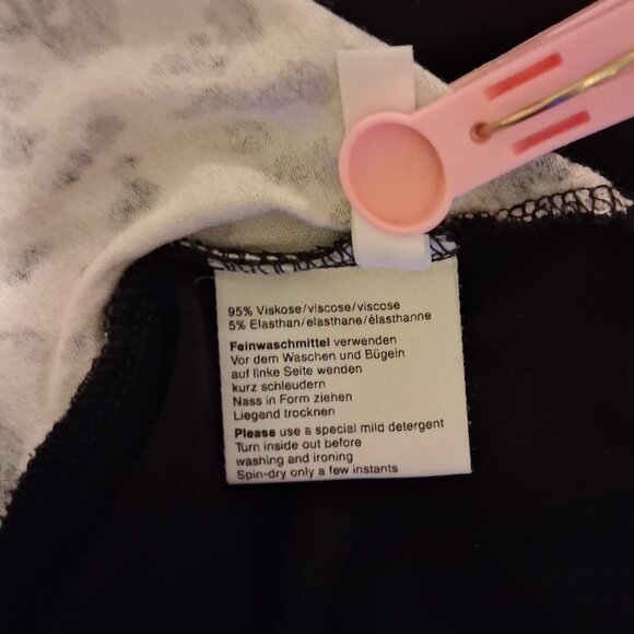 NWT gollehaug collection Women's Black Blouse Long Sleeve Top Size 16 - Picture 9 of 9